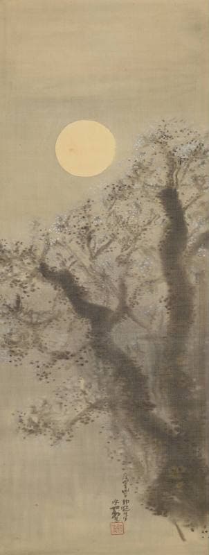 Plum Blossoms under the Moon