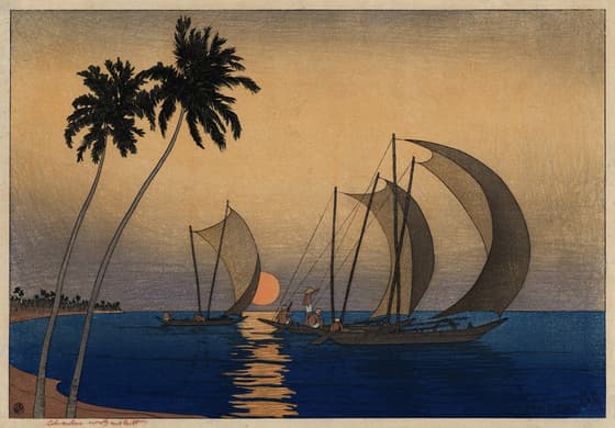 Ceylon (Catamarans in a Twilight Breeze)