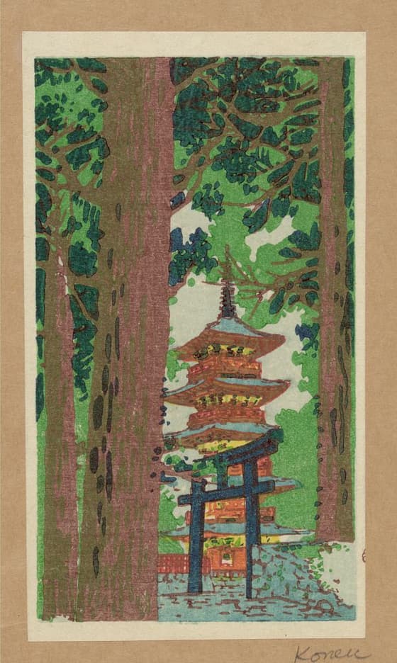 日光の五重塔