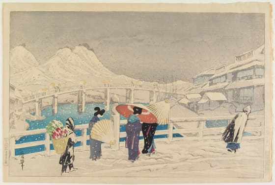 山陰風景 松江大橋