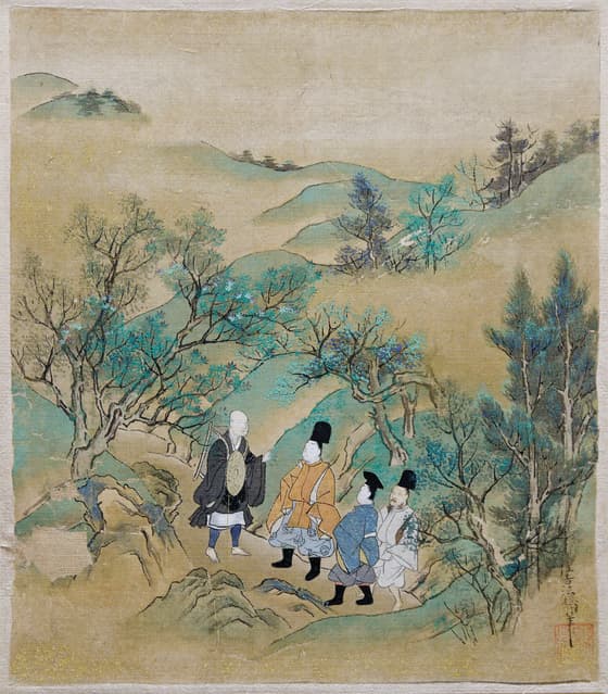 伊勢物語　東下り・宇津の山