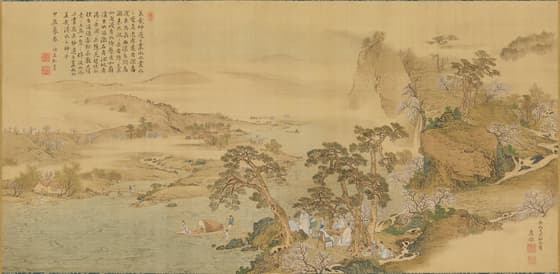 Flower-Viewing on a Mountain of Immortals